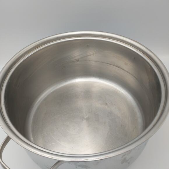 Vtg Belgique Tools Of The Trade 6 Qt Stainless Steel Stock Pot No Lid - Picture 3 of 5